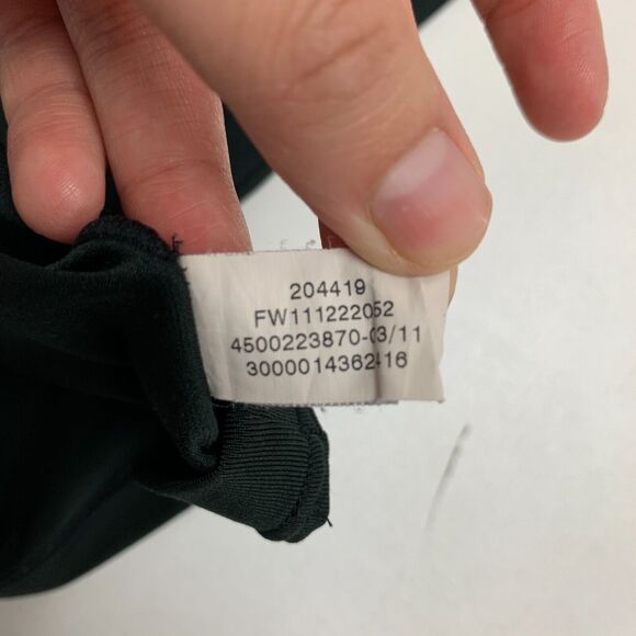 Under Armour Tank Top Womens M Black Lime Green Spell Out Logo Stretch Active - Picture 10 of 12